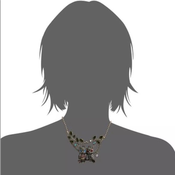 🛍️SOLD🛍️ NWT Betsey Johnson Woodland Statement Necklace - Picture 3 of 8